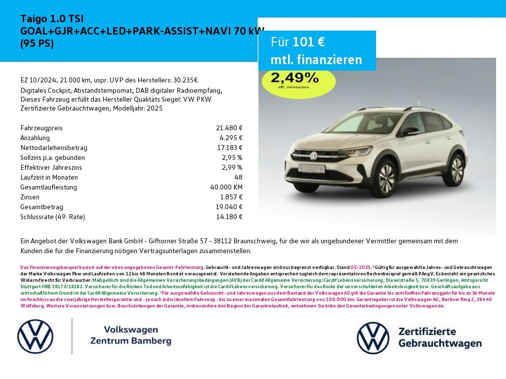 Volkswagen Taigo 2024