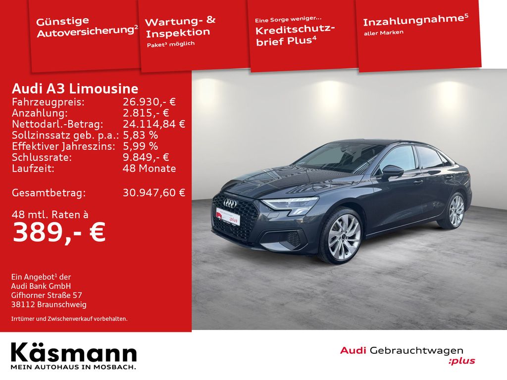 Audi A3 2022
