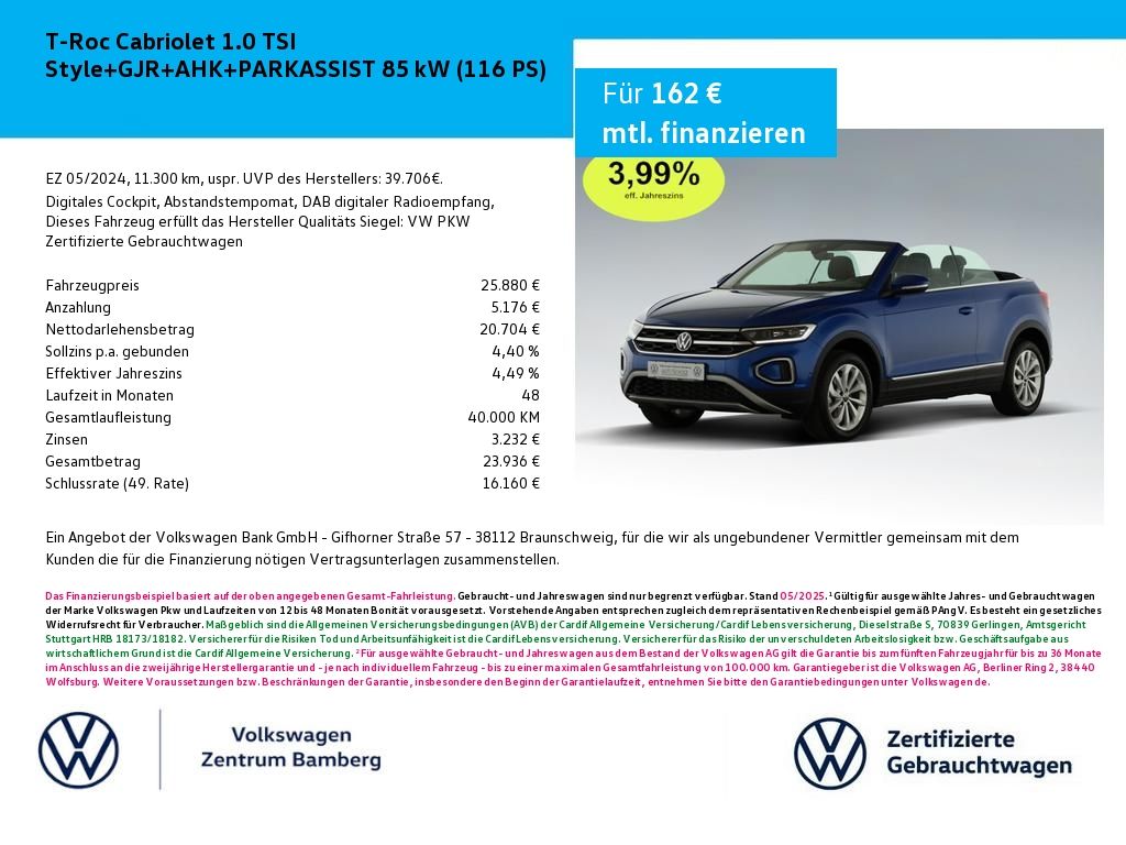 Volkswagen T-Roc 2024