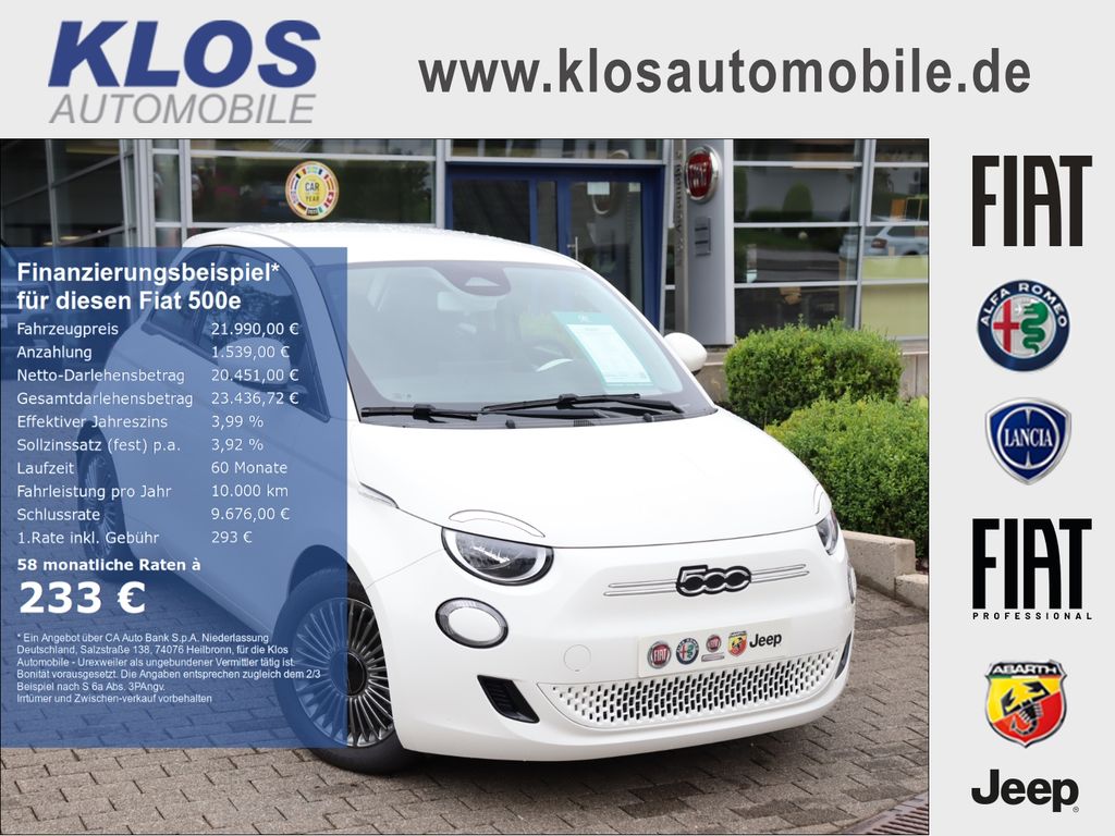 Fiat 500e 2022