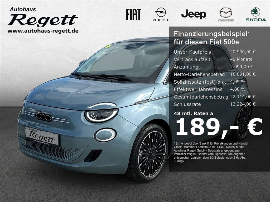 Fiat 500e 2022