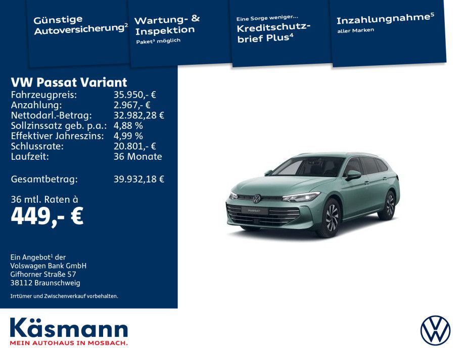 Volkswagen Passat Variant 2025