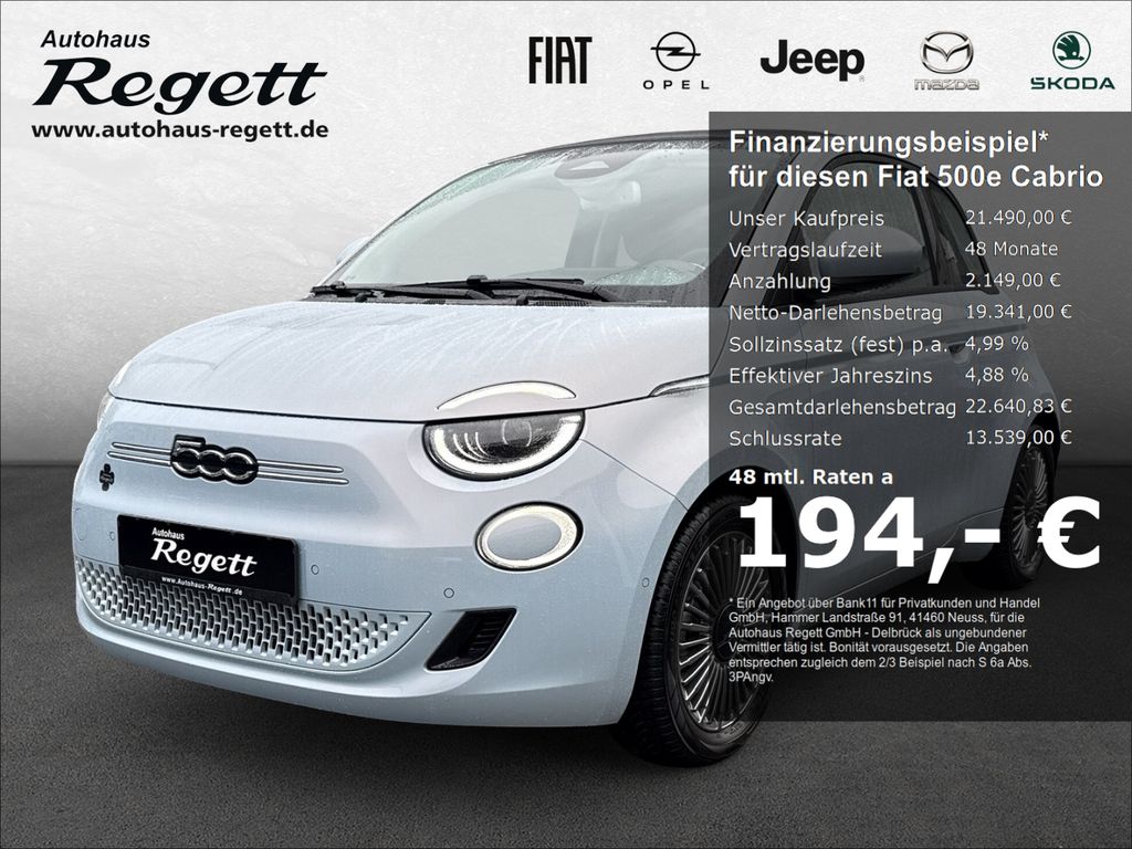 Fiat 500e 2022