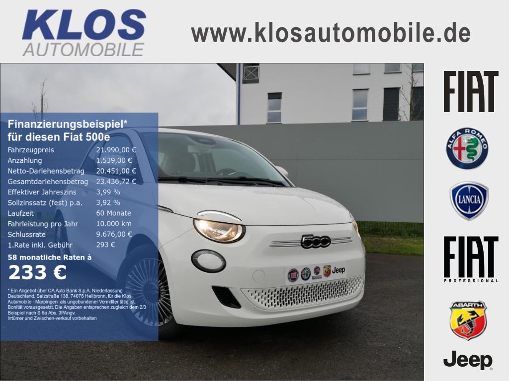 Fiat 500e 2022