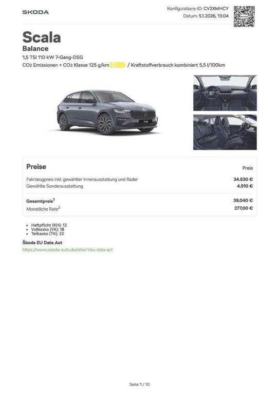 Skoda Scala