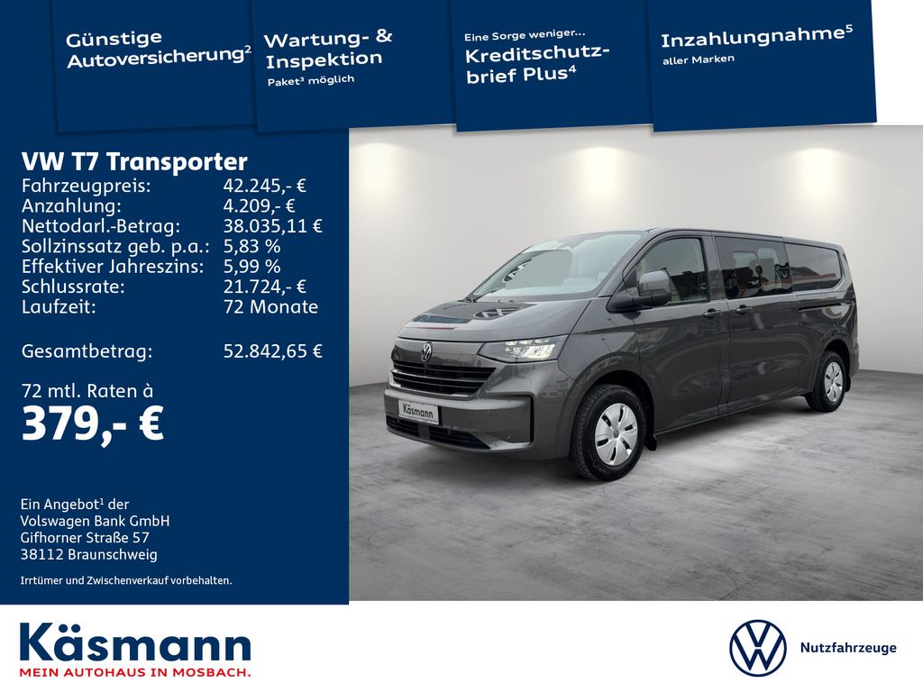 Volkswagen T7 Transporter 2026