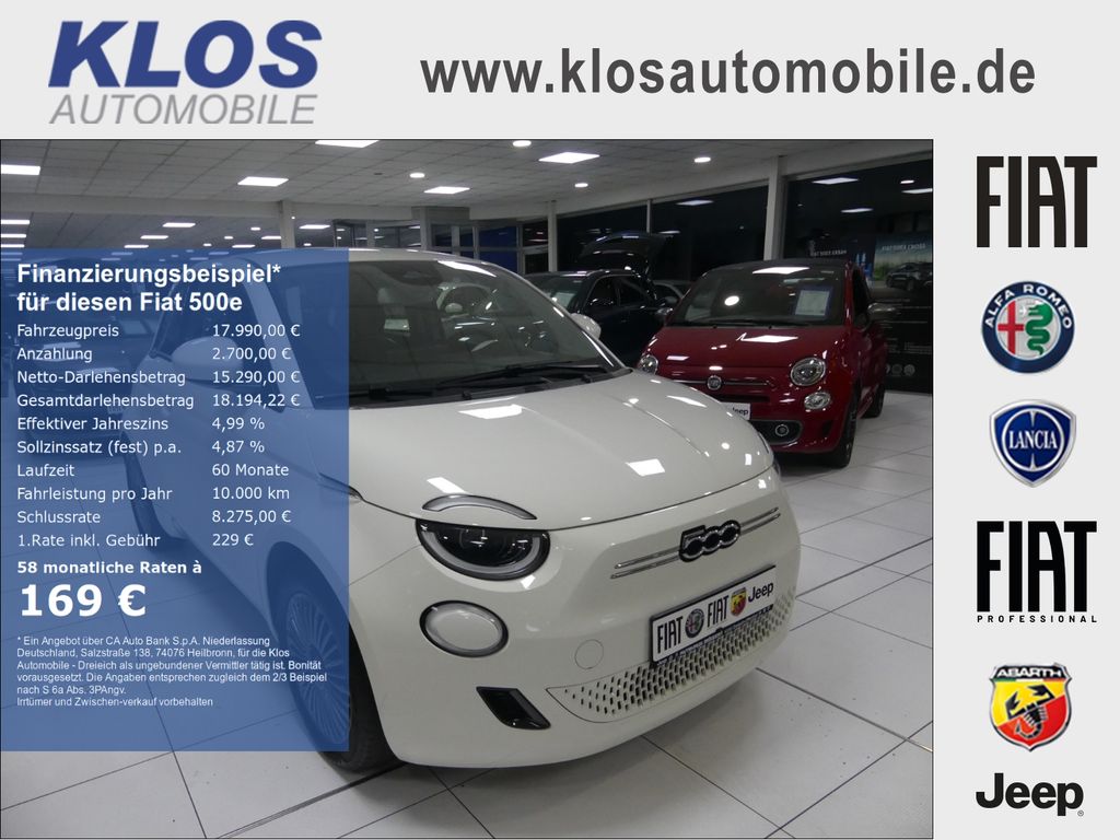 Fiat 500e 2022