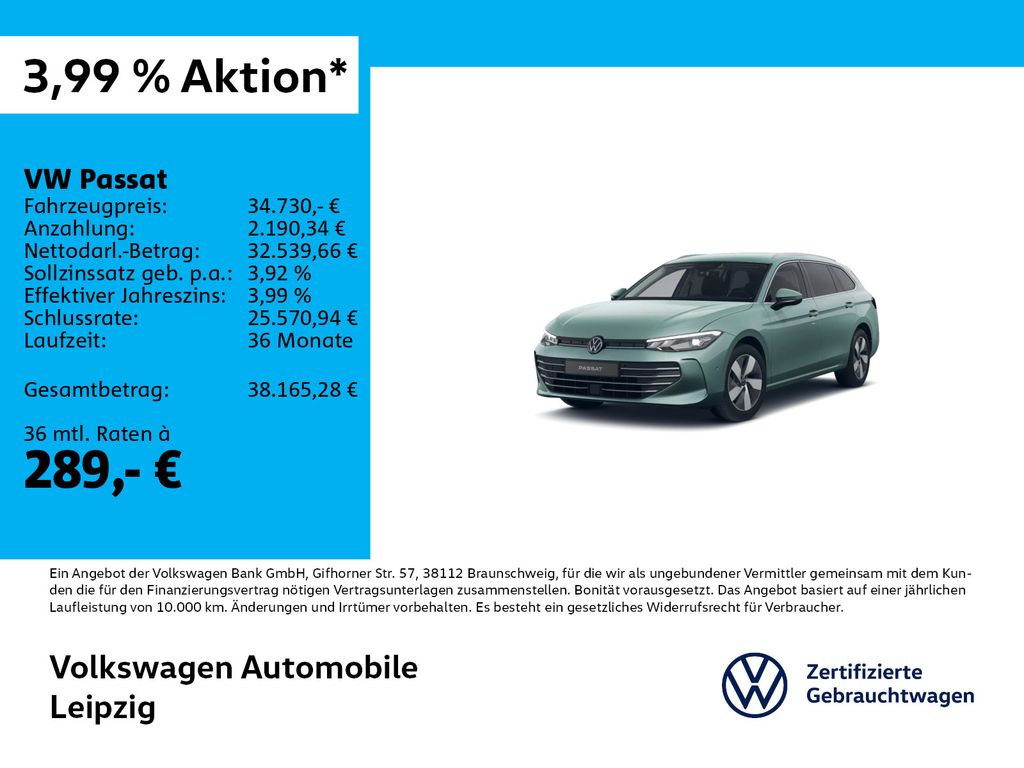 Volkswagen Passat 2025