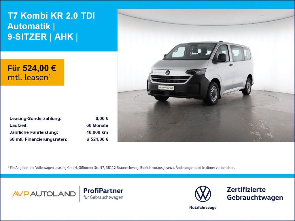 Volkswagen T7 Kombi 2026