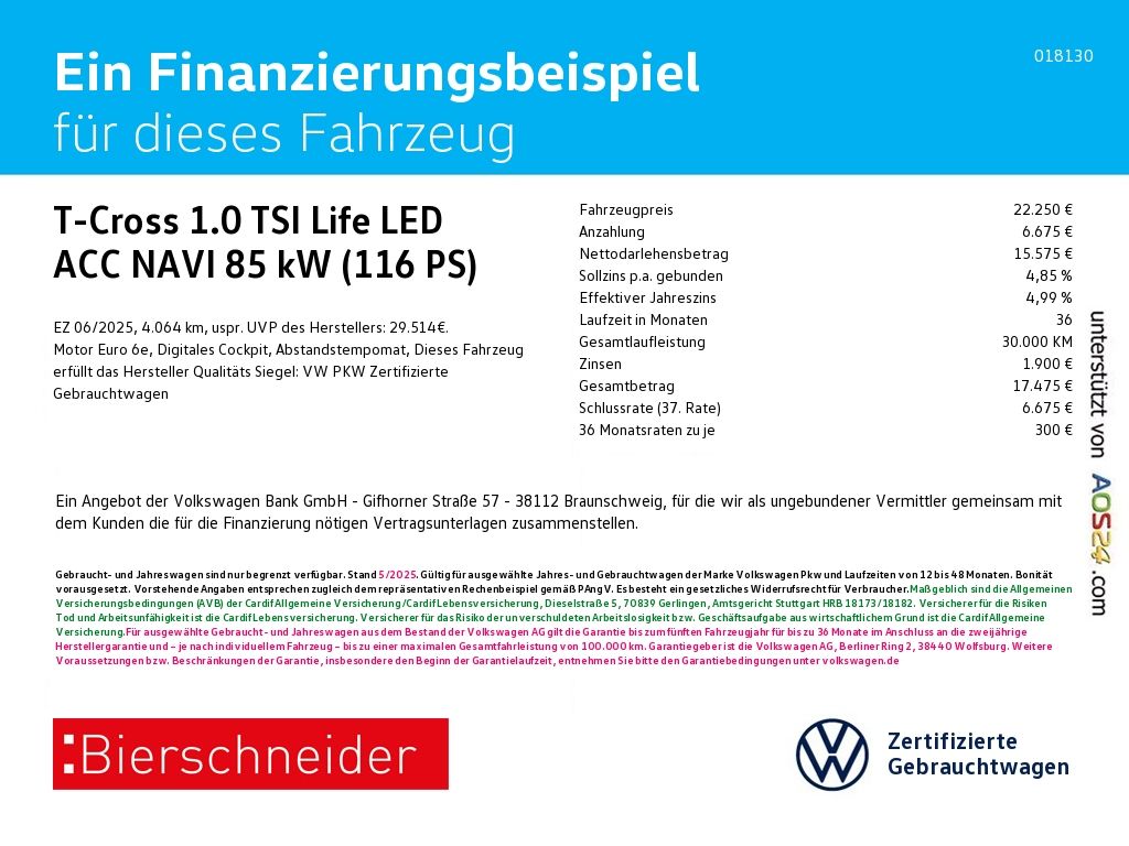 Volkswagen T-Cross 2025