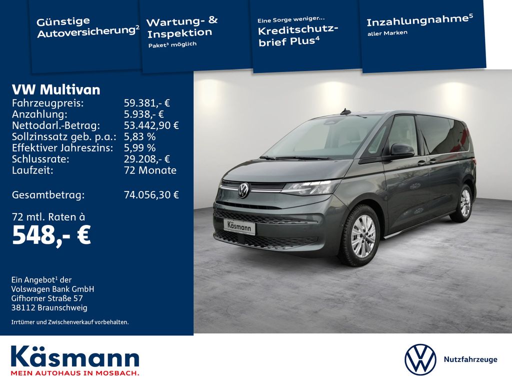 Volkswagen T7 Multivan 2025