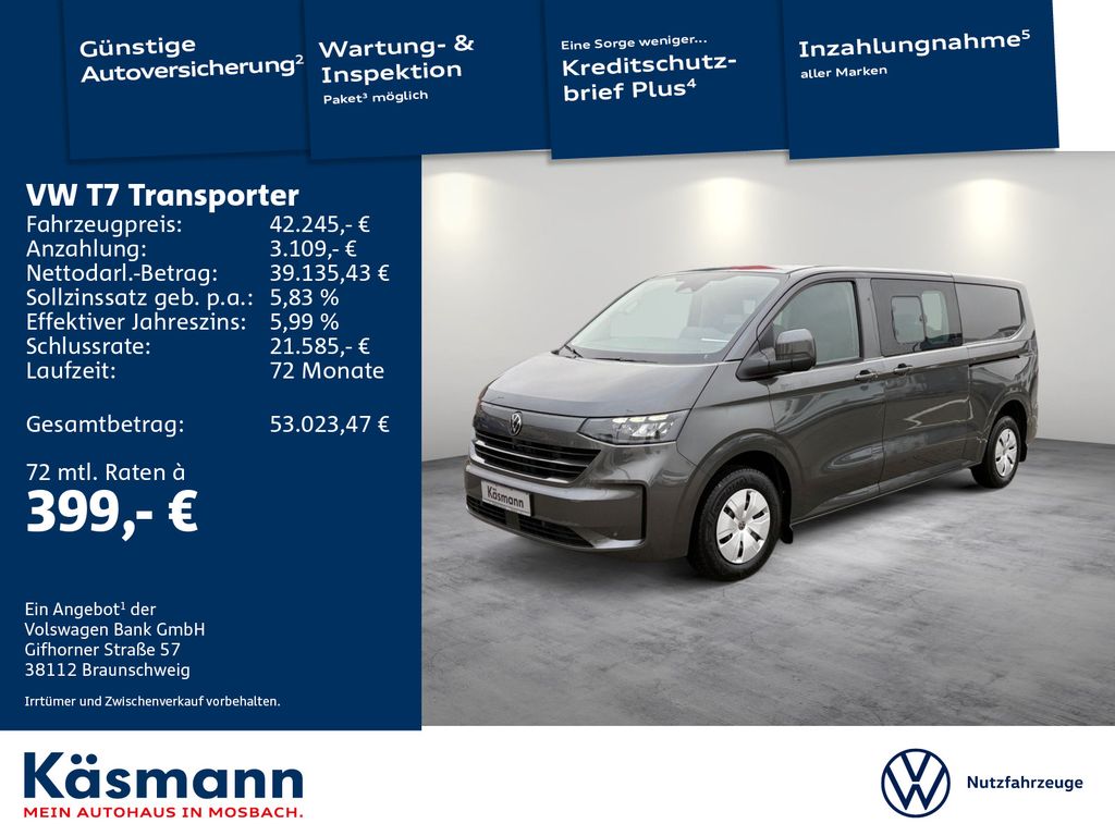 Volkswagen T7 Transporter 2026