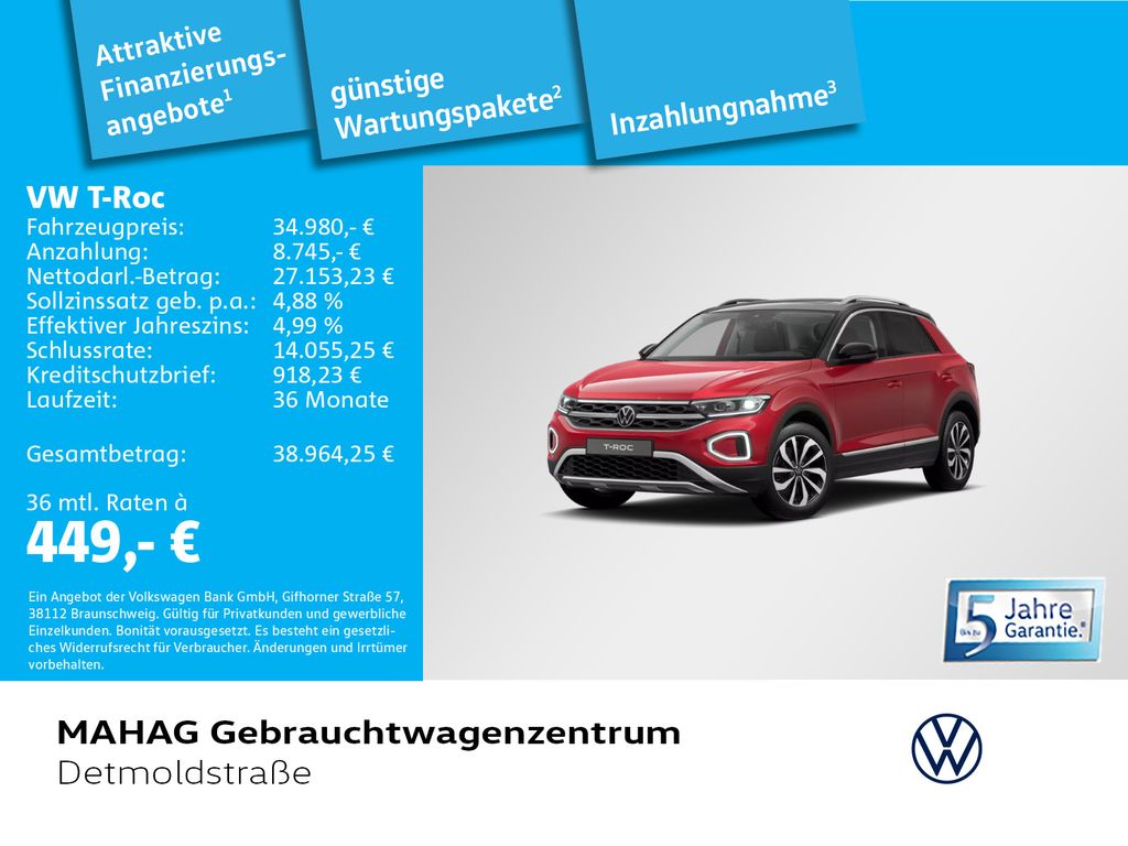 Volkswagen T-Roc 2025