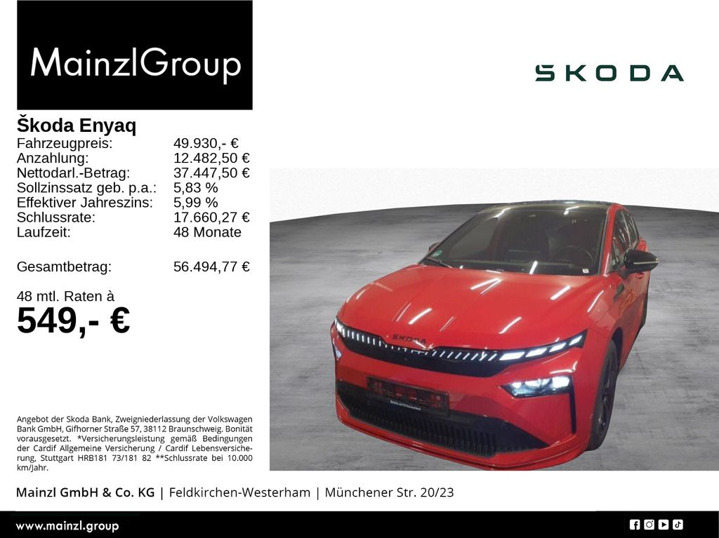 Skoda Enyaq 2025