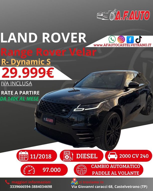 Land Rover Range Rover Velar 2018