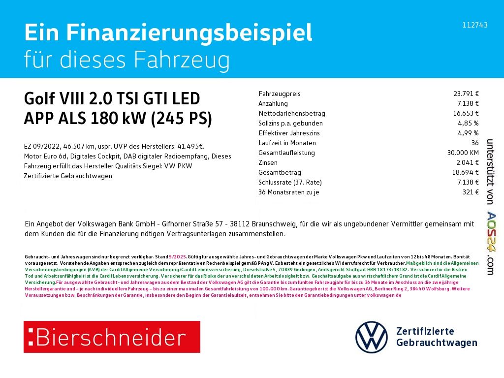 Volkswagen Golf 2022