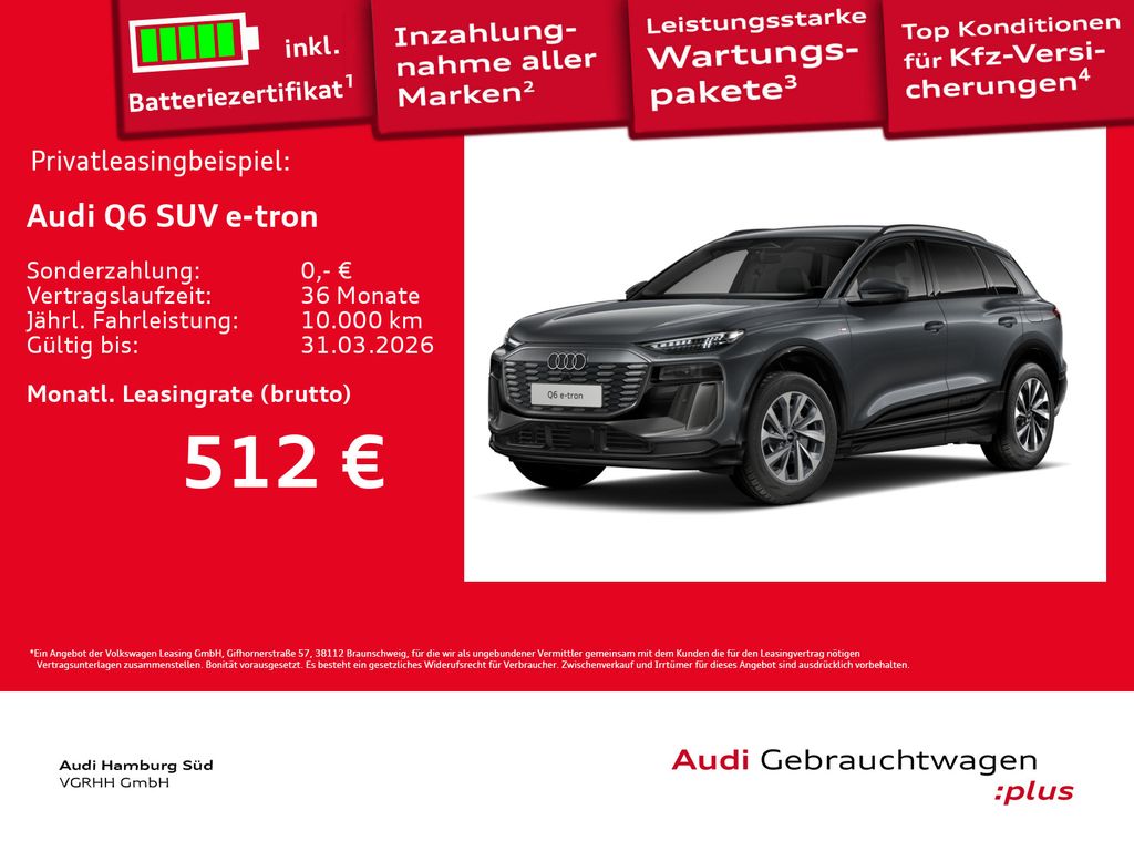 Audi Q6 e-tron 2025