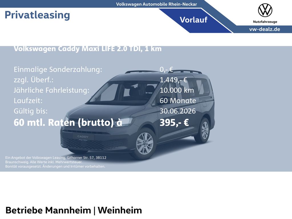Volkswagen Caddy Maxi