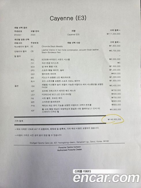 Porsche Cayenne 2023