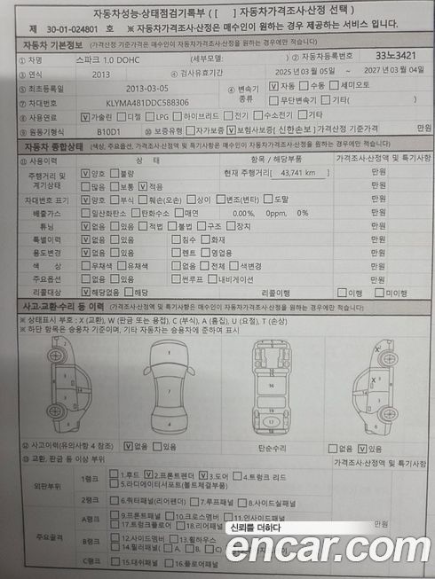 ChevroletGMDaewoo Spark 2013