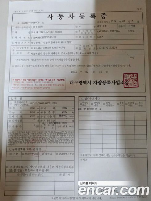 Toyota Highlander 2023