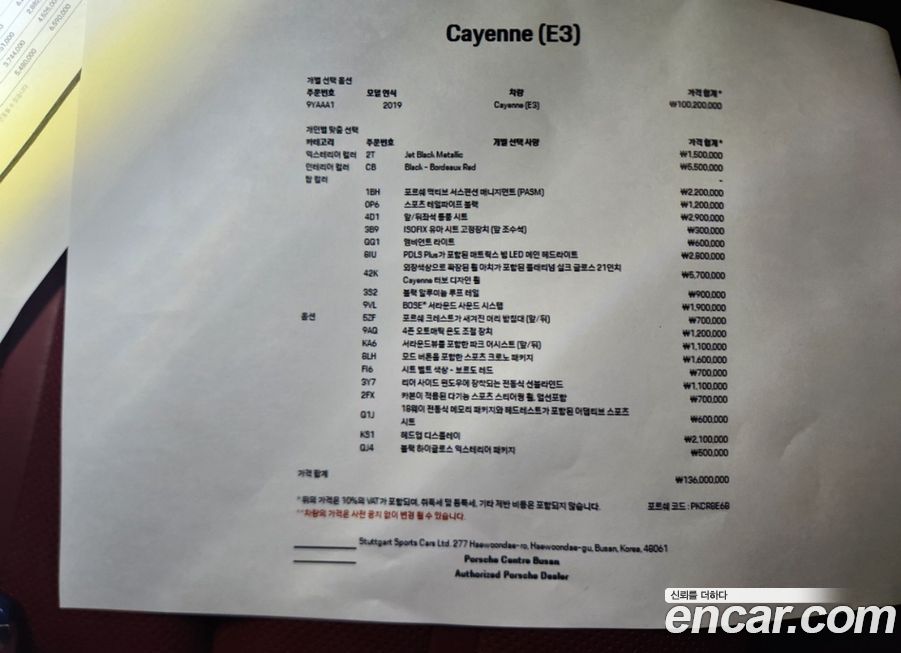 Porsche Cayenne 2019