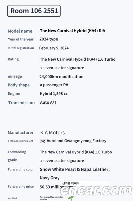 Kia Canival 2024