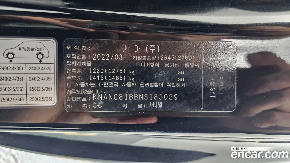 Kia Canival 2022