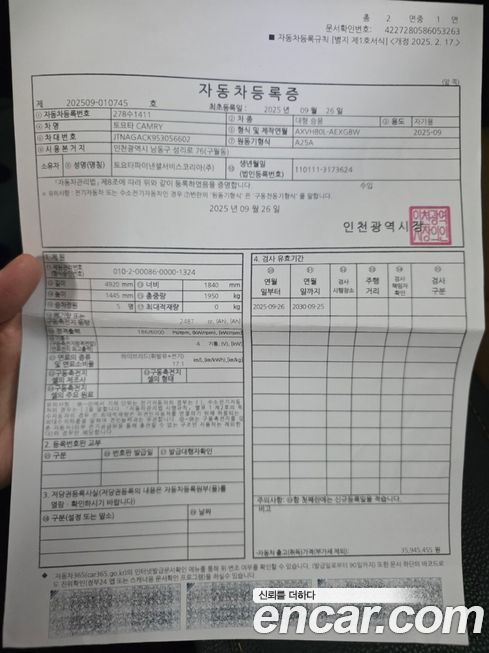 Toyota Camry 2025