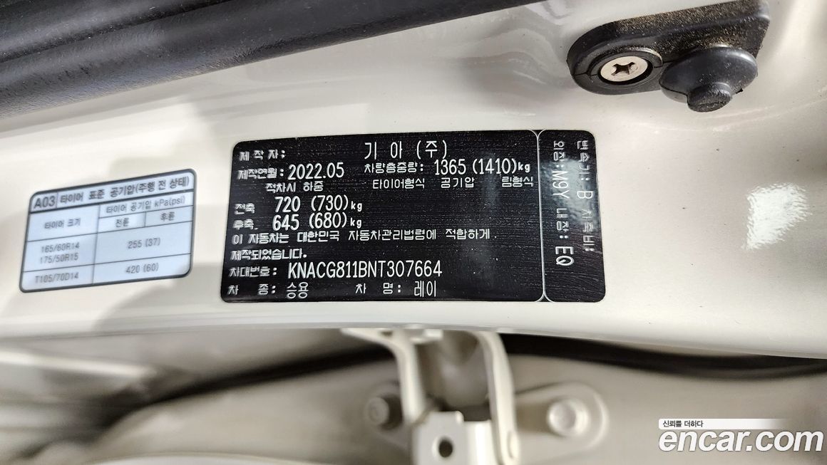 Kia RAY 2022