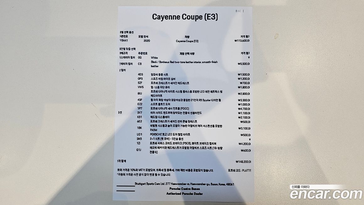 Porsche Cayenne 2020