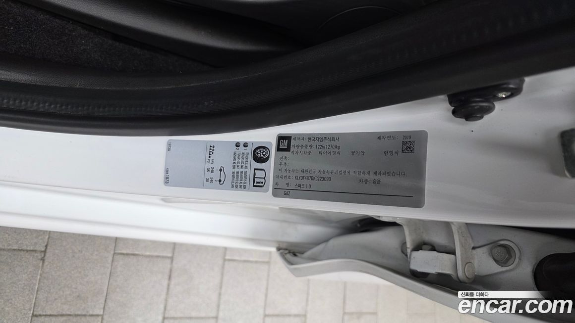 ChevroletGMDaewoo Spark 2019