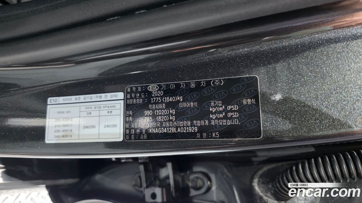 Kia K5 2020
