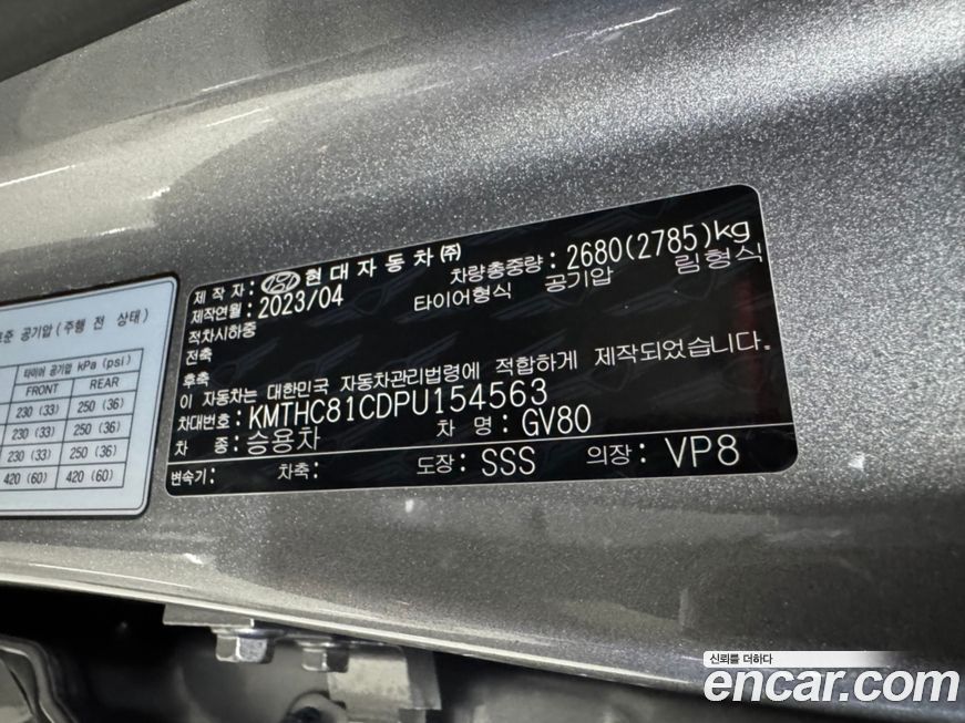 Genesis GV80 2023