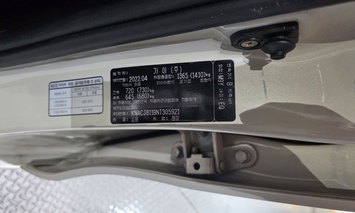 Kia RAY 2022