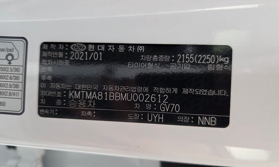Genesis GV70 2021