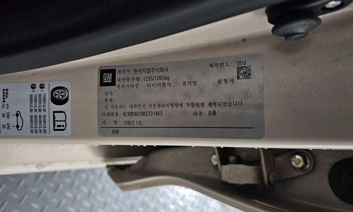 ChevroletGMDaewoo Spark 2019