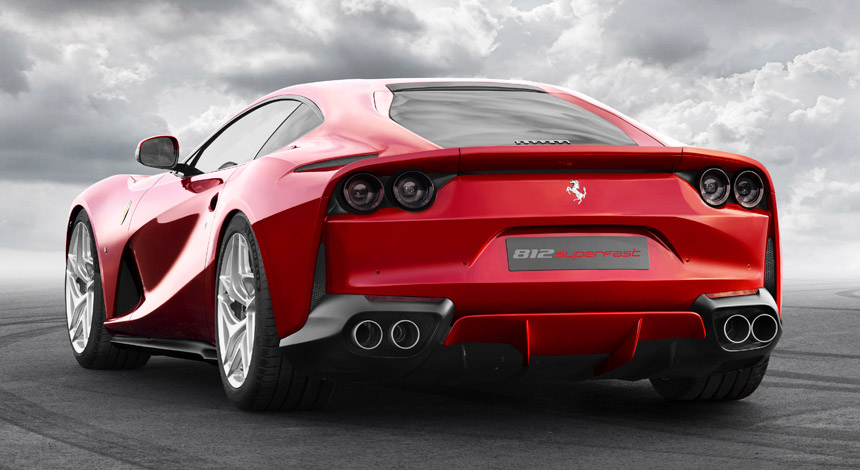 Опции Ferrari 812 — GTS кабриолет, карбон-пакеты, трековые опции