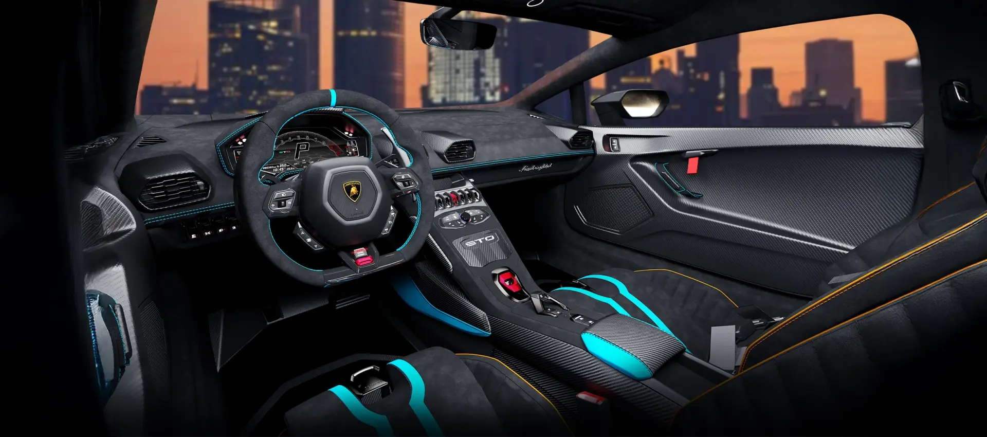 Интерьер Lamborghini Huracán STO