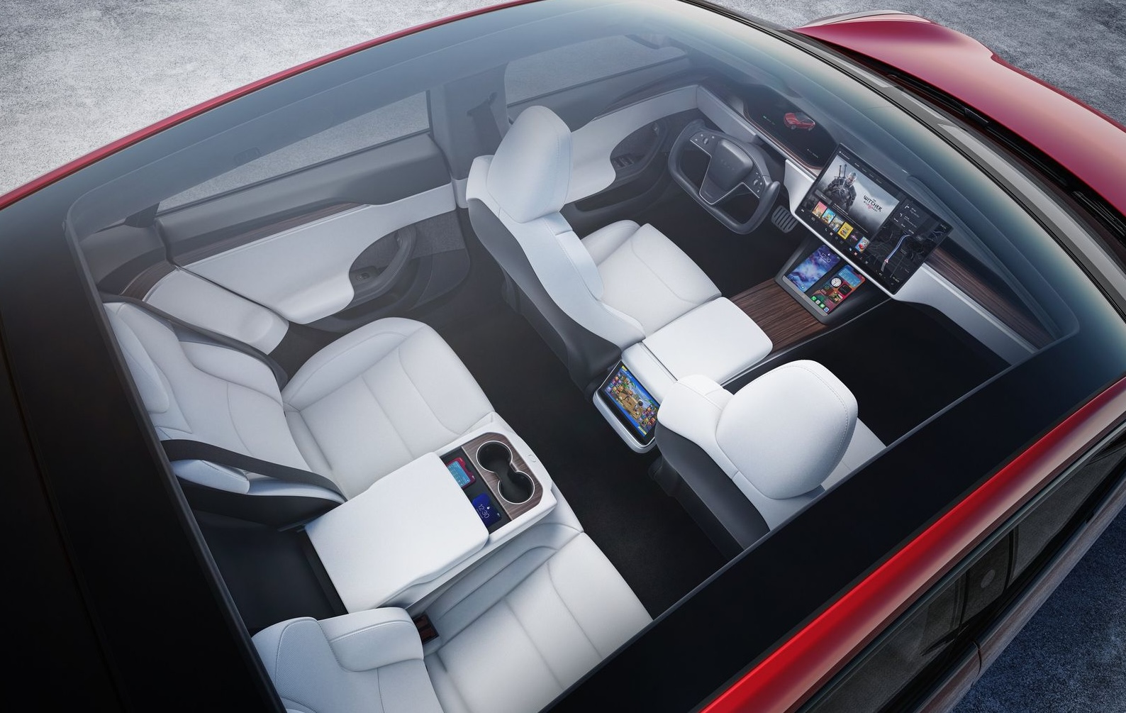 Опции Model S: колёса, премиум‑интерьер, расширенные ассистенты (по рынку), улучшенный звук